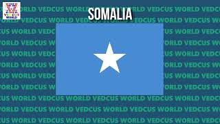 Somalia National Anthem | Qolobaa Calankeed | علم أي امة | Vedcus World