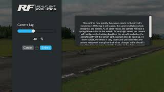 How To adjust Camera Lag on RealFlight Evolution