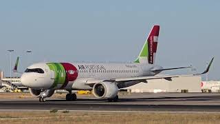 Airbus A320neo | Air Portugal (pouso e Decolagen)