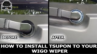 How to install Tsupon or Silicon nipple to your Toyota wigo wiper (DIY)