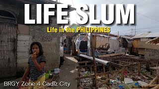 Explore the hidden SLUM at Zone 4 Cadiz City  | Walking tour Philippines 🇵🇭