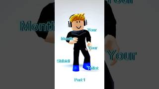 YOUR month YOUR Skibidi toilet 😱 #roblox #shorts #viral