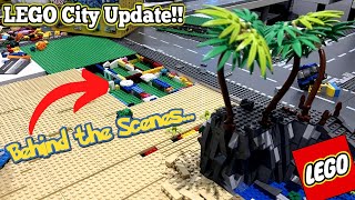 NEW LEGO City Update... Behind the scenes or under the sand!! LEGO Beach update