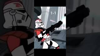 Clone Elimination wheel. part 4 #shorts #starwars #captainrex #clonewars