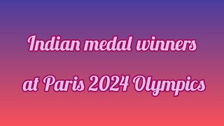 Indian medal winners at Paris 2024 Olympics #parisolympics2024 #gk