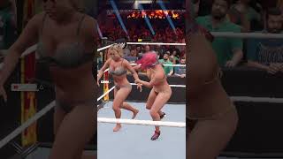 Asuka | Unleashes Unconventional Kicks | WWE 2K23 #shorts #wwe