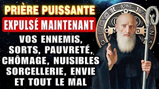 🛑PUISSANTE PRIÈRE DE SAINT BENOÎT - ÉCOUTEZ-LA UNE SEULE FOIS ET ÉLOIGNEZ TOUS VOS ENNEMIS✝️