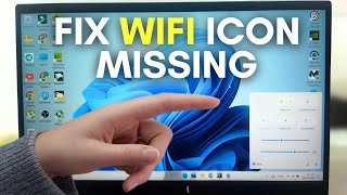 How To Fix  Wifi Icon Not Showing on Windows 11 | How To Fix Wifi Icon Missing Windows 11 (2024)