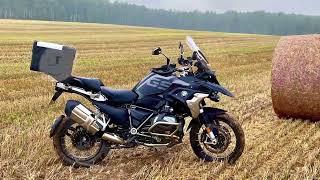 БМВ  R 1250 GS(Triple Black) Тестирую штатную резину и Ветрозащиту. За три дня до Аварии…