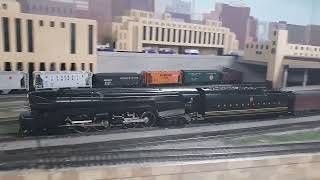 Pennsy Trio on the TCMRM 2 rail O scale layout. (GG1, T1, M1)