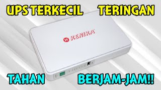 Kenika Mini DC UPS POE-430P Si Kecil yang Handal