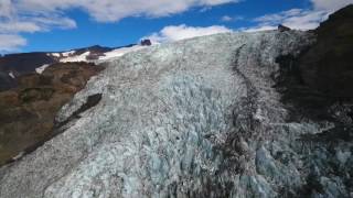 Svinafellsjokull Glacier - Iceland Drone