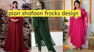 plan shafoon frocks design (simple shafoon frocks design and ideas)