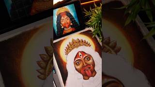 Maa Kali Drawing, #shorts #art #drawing #diwali