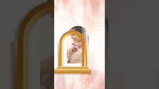 Undangan NIkah digital video / slide Watercolor Beauty Rose 13