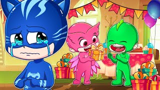 Owlette and Gekko Play Badly with Baby CatBoy! - Catboy's Life Story | PJ Masks