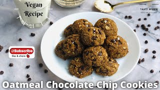 Healthy Oatmeal Chocolate Chip Cookies | Quick & Easy | Amazing Vegan Recipe | Arpi's Kitchen