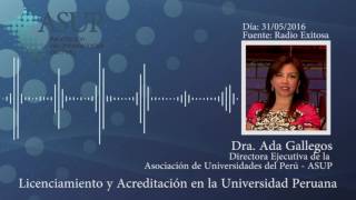 Licenciamiento y acreditación en la universidad peruana en radio San Borja