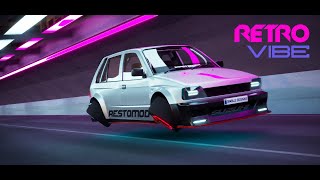 Maruti 800 Retro-Vibe Flying Animation | 3ds Max