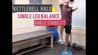 Ankle Stability KB Halo Exercise | The Runner's Fix | Salt Lake Sport Chiropractic & Running Rehab