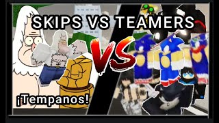 SKIPS VS TEAMERS / Venciendo A Teamers Parte 30 - Roblox - Jujutsu Shenanigans.