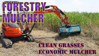 Grass Trimming Excavator Mower – Easy Operations