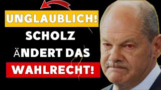 SKANDAL! SCHOLZ MANIPULIERT WAHLRECHT? AFD FORDERT NEUWAHLEN!