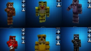 FNAF AR  Fnaf 1 Minecraft Animatronics Workshop Animations