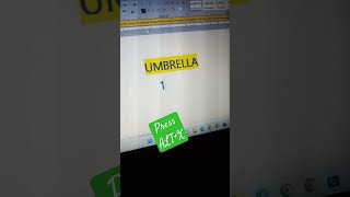 Add umbrella Symbol/picture in MS Word #msword #symbol #hack