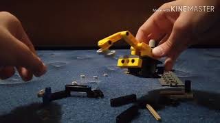 Lego technic mini excavator; tutorial