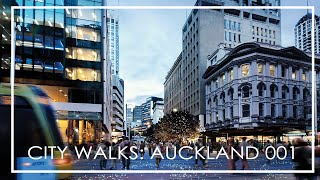 Walking in Auckland CBD during COVID-19 lockdown