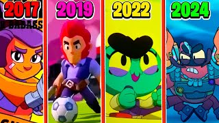 🔥ВСЕ ОФИЦИАЛЬНЫЕ МУЛЬТИКИ BRAWL STARS 2017-2024