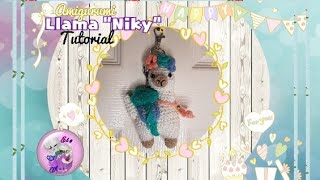 🌺 Amigurumi llavero de Llama"Niky" 🦙 Tutorial Paso a Paso