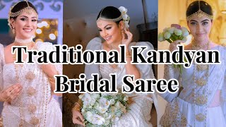 Traditional Kandyan Bridal Saree || Kandyan Bridal Saree || Kandyan Bride || Kandyan @AshiFashion