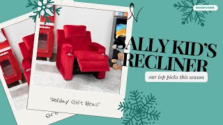 Good Non-Toy Gift For Kids - Ultimate Non-Toy Gift Guide: Naomi Home | Sally Deluxe Kid's Recliner