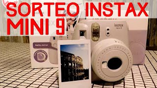 SORTEO INSTAX MINI 9 FUJIFILM + FUNDA 😉 ¡CAMARA DE VIAJE! 📷 ¡INTERNACIONAL 2020! 🌎