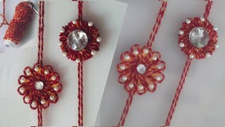 moli se rakhi kaise banaen /मौली से राखी बनाने का तरीका / rakhi making using Mauli /Homemade Rakhi