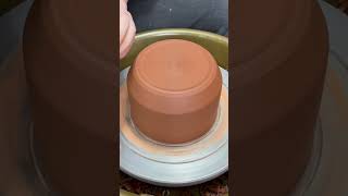 Maceta de cerámica 🪴 ASMR Parte 2 #ceramic #shorts #asmr