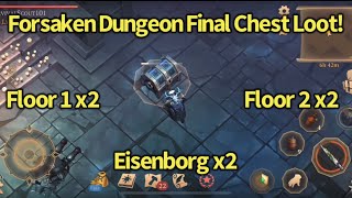 Grim Soul: Forsaken Dungeon Floor 1 2 and 3 Looting Final Chest x6