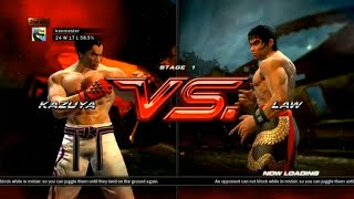 Tekken 6 [ KAZUYA MISHIMA ] arcade battle - gameplay Xbox 360 .