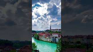 Switzerland🇨🇭🍀🏡🎥#switzerland #swissalps #swissmountains #explorswitzerland #sky #lakeview #bern