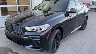 2022 BMW X6 M50i Carbon Black with Tartufo Interior