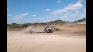 trying out my new yfz450r