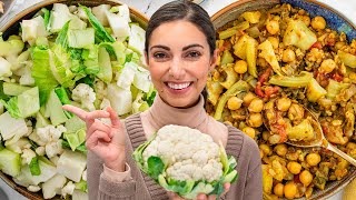 Cauliflower Stem Curry! Make THIS DISH with your cauliflower stem