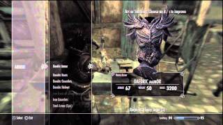 Skyrim - How To Make Daedric Armor And Sword