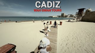 CADIZ, SPAIN. LA CALETA BEACH WALK