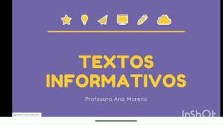 1°A Primaria "Textos Informativos"