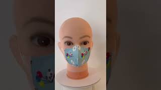 Blue 3D kids face mask