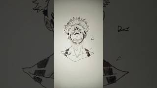 Sukuna #art #drawing #anime #jujutsukaisen #shorts