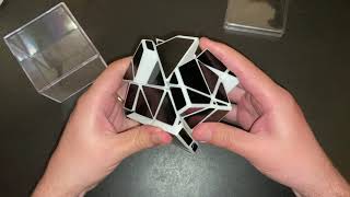 Ghost 2x2-Skewb Hybrid Scramble (3D printed by LimCube)